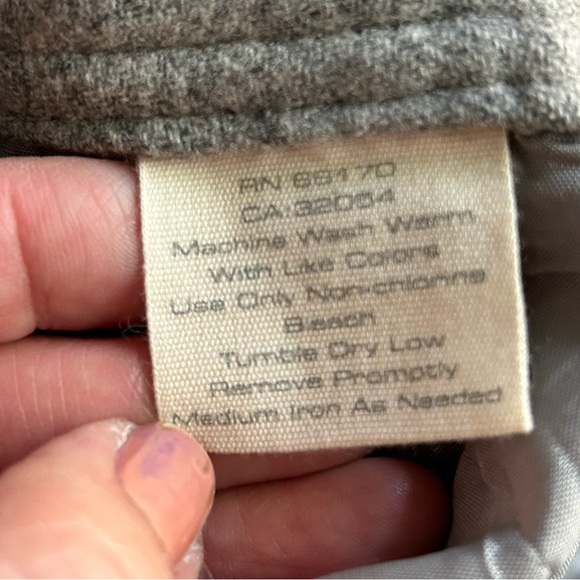 COPY - Anthropologie Hei Hei gray wool poly blend military style shorts Sz 12 E… - Picture 10 of 13